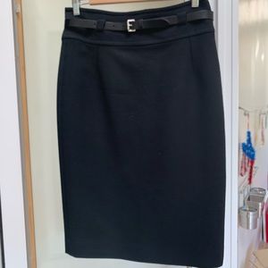 Burberry wool, black skirt, size 10
